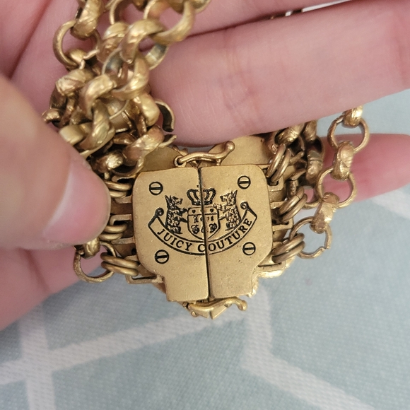 Price Final Beautiful Gold Toned Butterfly Garden Juicy Couture Bracelet - Picture 7 of 10